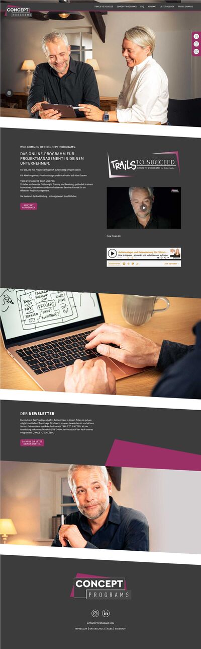 Concept Programs – Trails to Succeed Antje Kruse