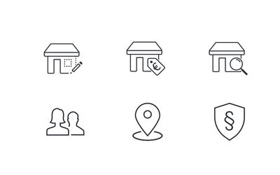 Icon set Architekt