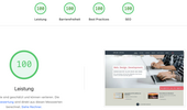 Volle Punktlandung für unsere Webseite