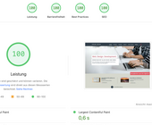 Volle Punktlandung für unsere Webseite